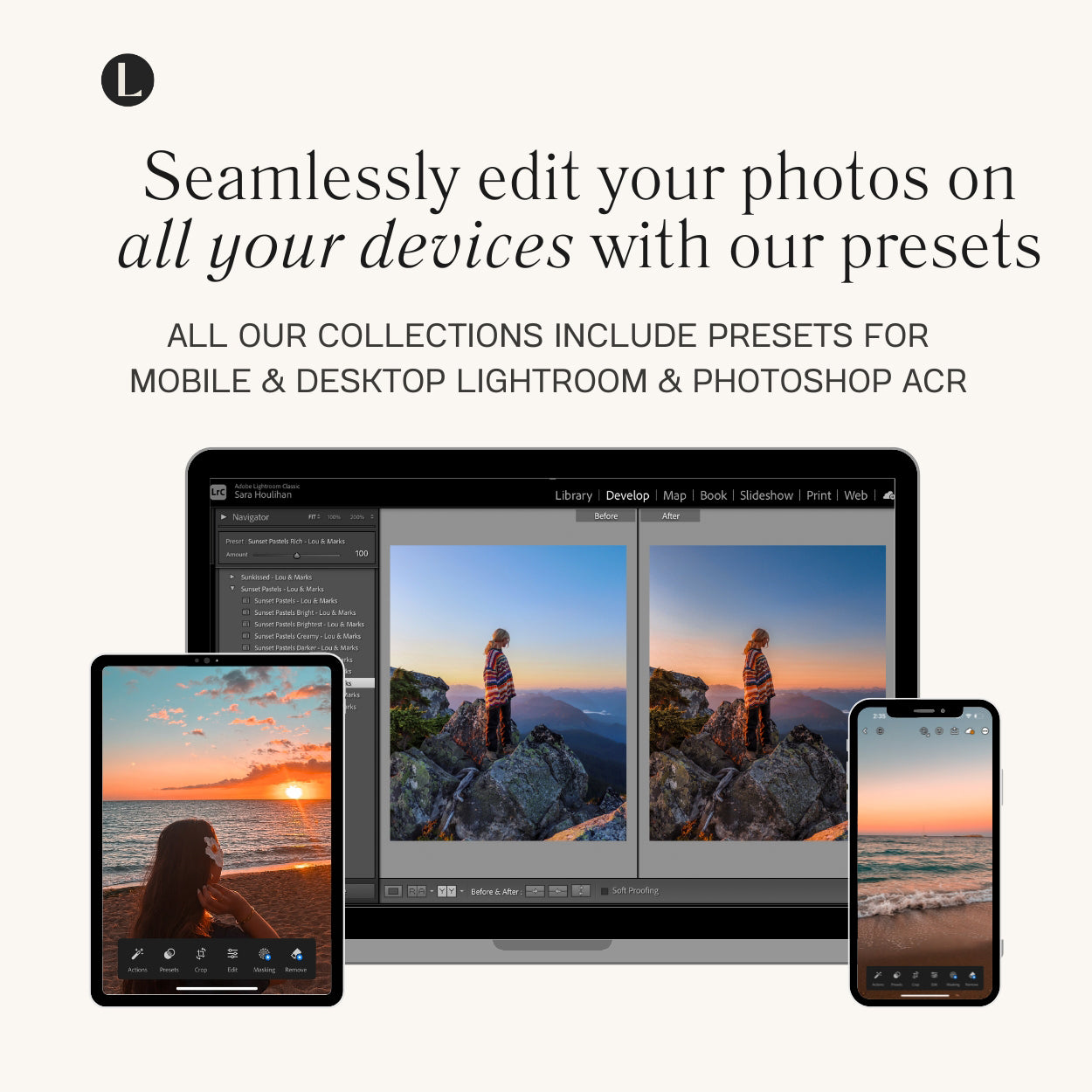 Sunset Lightroom Presets For Photographers Editing Sunset Photos In Adobe Lightroom Mobile And Desktop