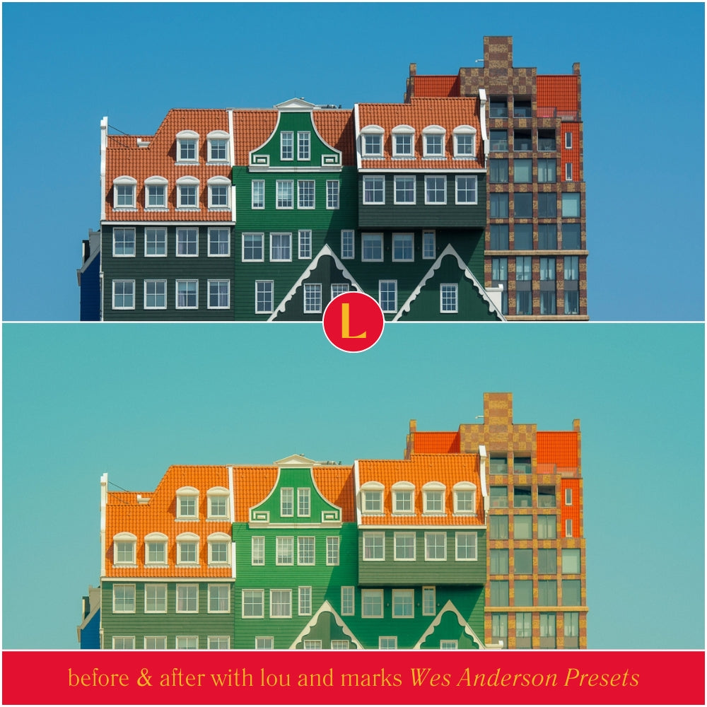 Wes Anderson Film Lightroom Presets by Lou and Marks Presets