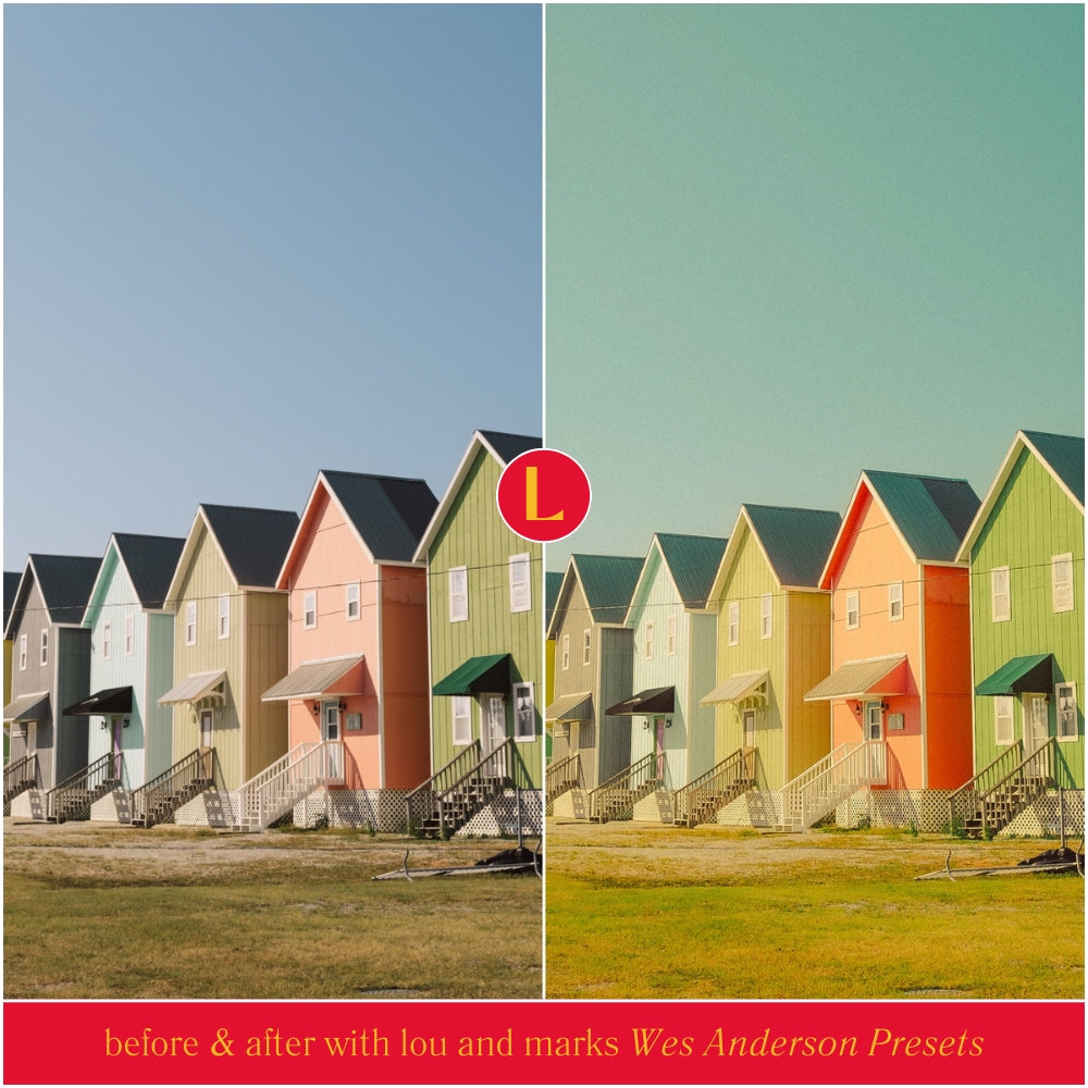 Wes Anderson Film Lightroom Presets by Lou and Marks Presets