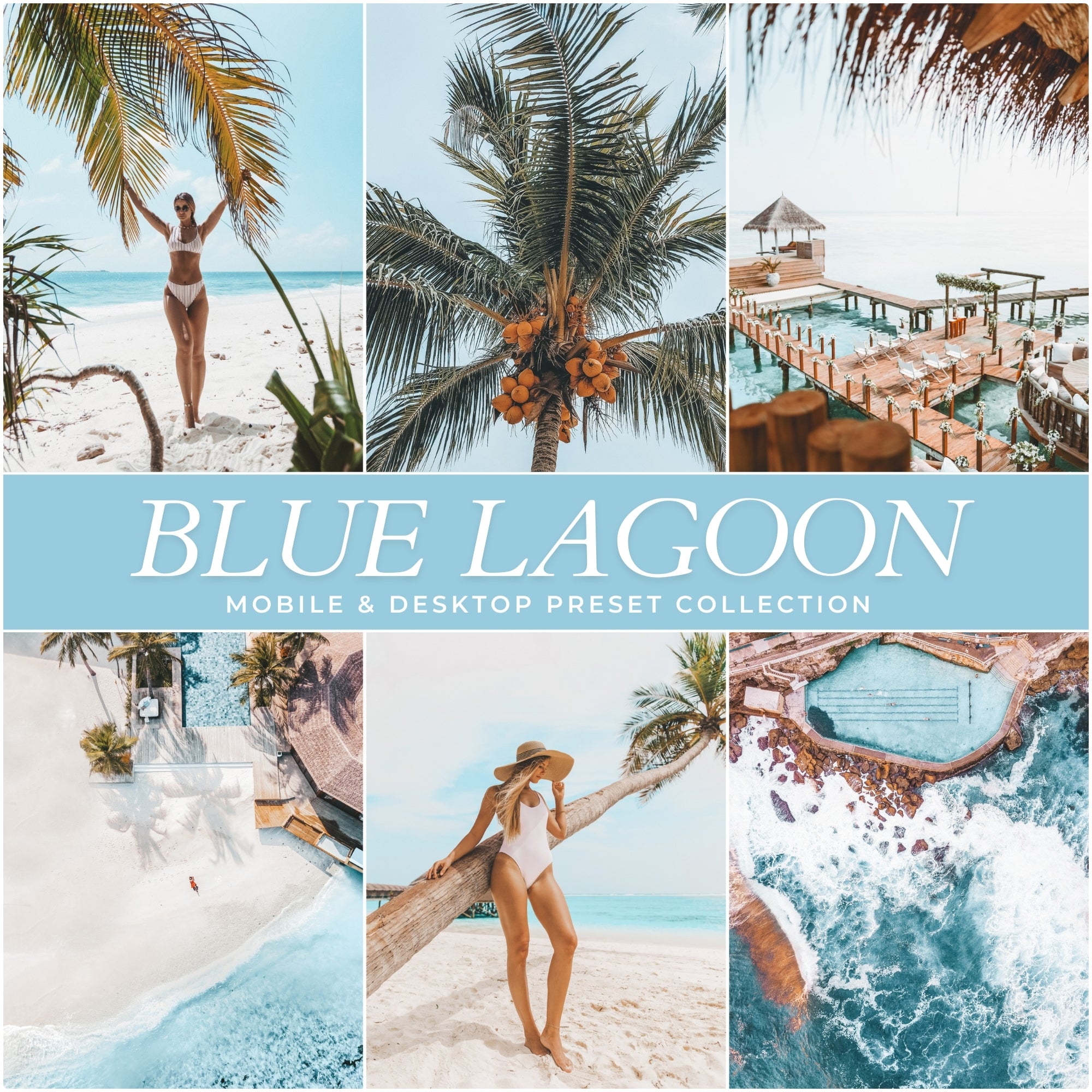 Blue Lagoon Travel Lightroom Presets For Photographers and Instagram Influencers Photo Editing In Adobe Lightroom By Lou And Marks Presets