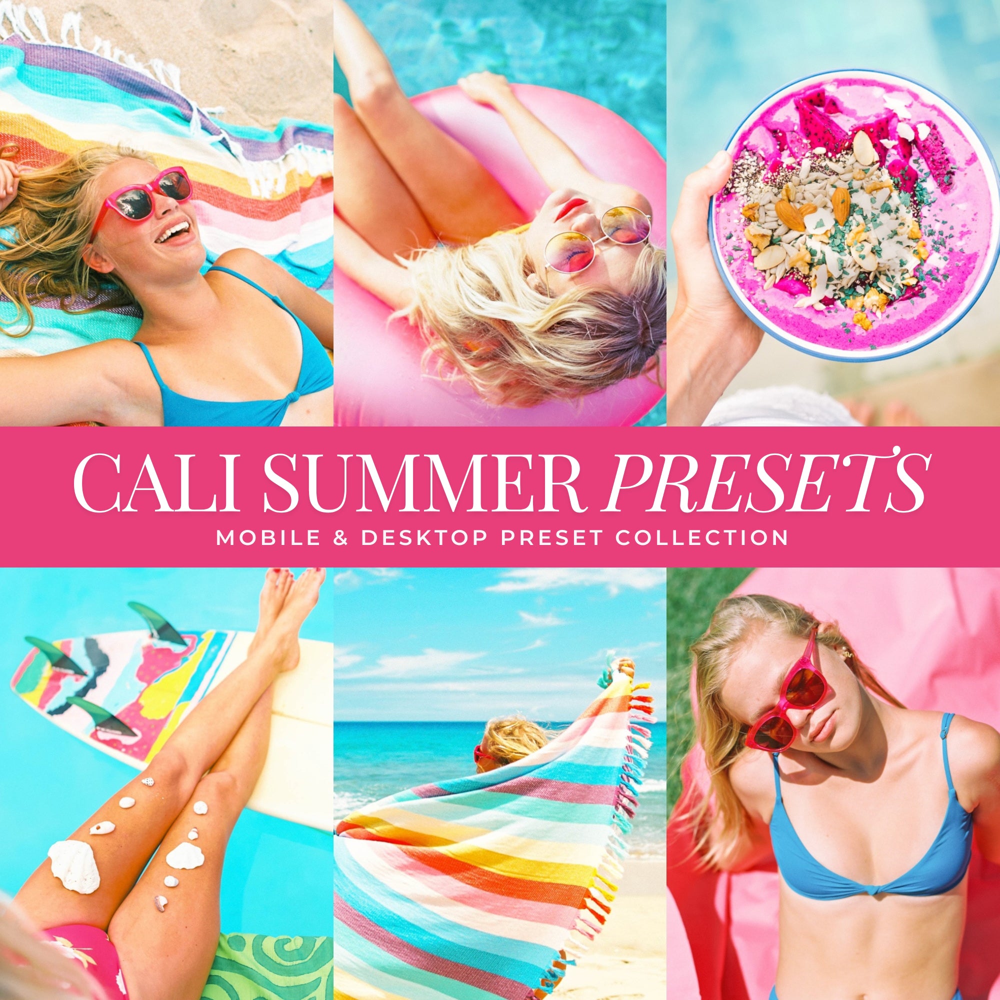 Cali Summer Lightroom Presets By Lou And Marks Presets Photo Filters For Beach and Summer Photo Editing