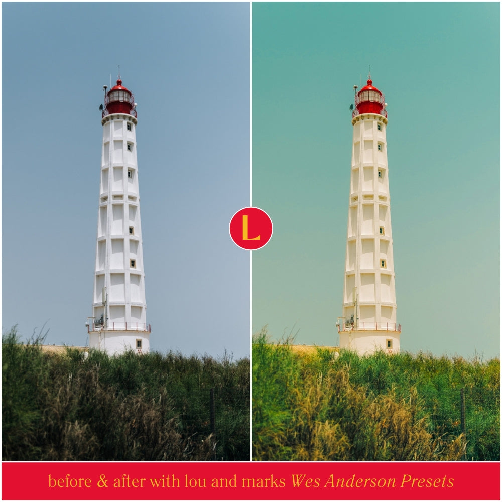 Wes Anderson Film Lightroom Presets by Lou and Marks Presets