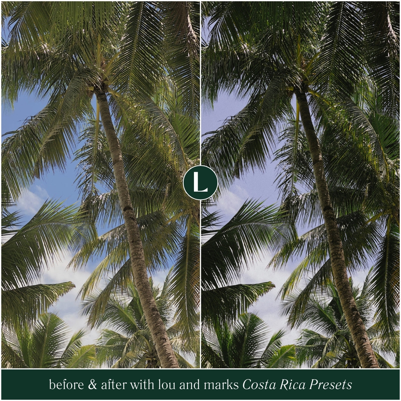 Costa Rica Presets for photographer and Instagram influencer photo editing in Adobe Lightroom by Lou And Marks Presets