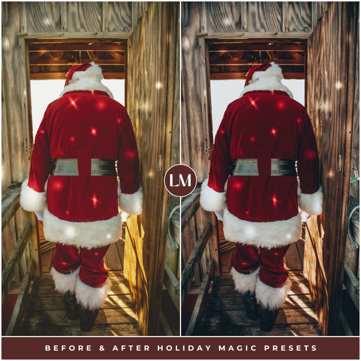 Holiday Magic Lightroom Presets For Best Christmas And Winter Photo Editing In Adobe Lightroom By Lou And Marks Presets best