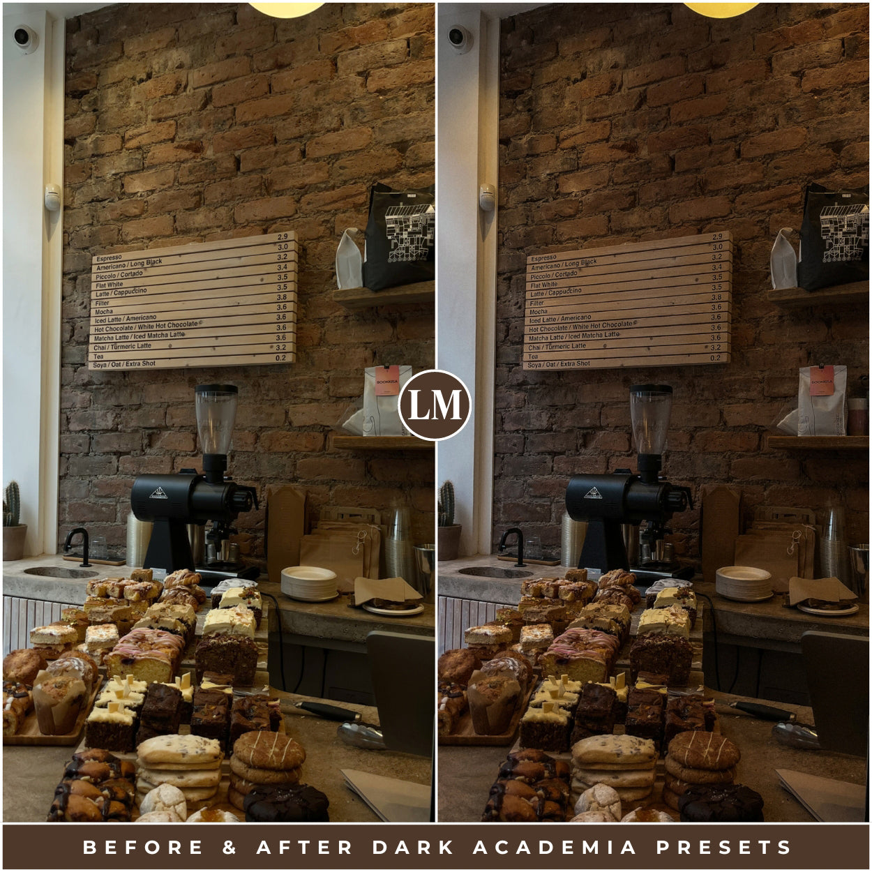 Dark Academia Lightroom Presets by Lou and Marks Presets