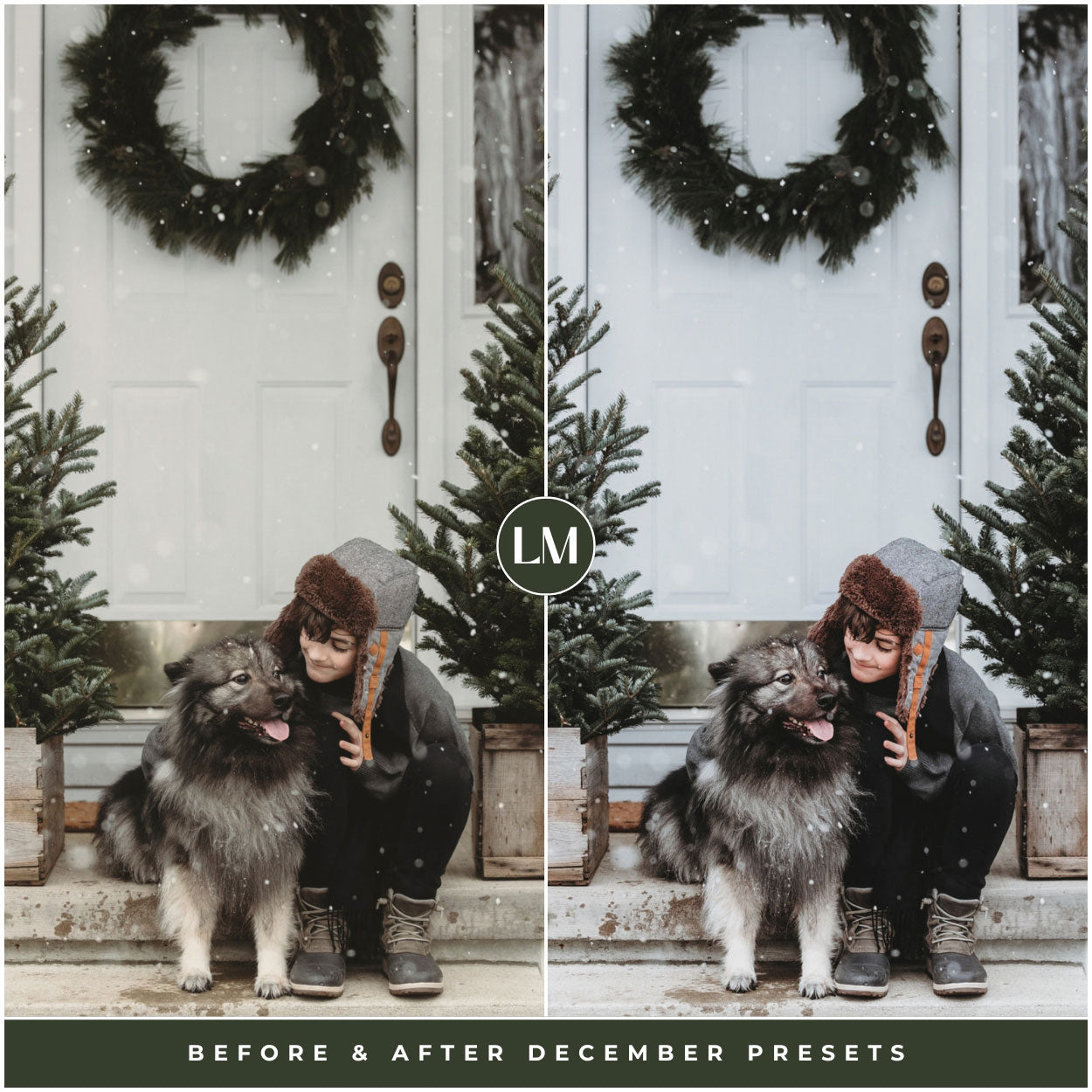 December Winter Lightroom Presets For Photographer Photo Editing By Lou And Marks Presets