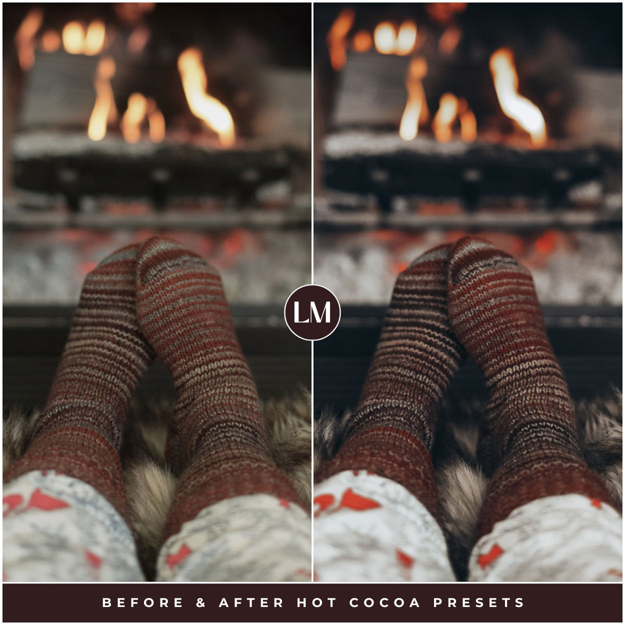 Hot Cocoa Christmas Lightroom Presets For holidays and Winter Photo Editing In Lightroom By Lou And Marks Presets For Home