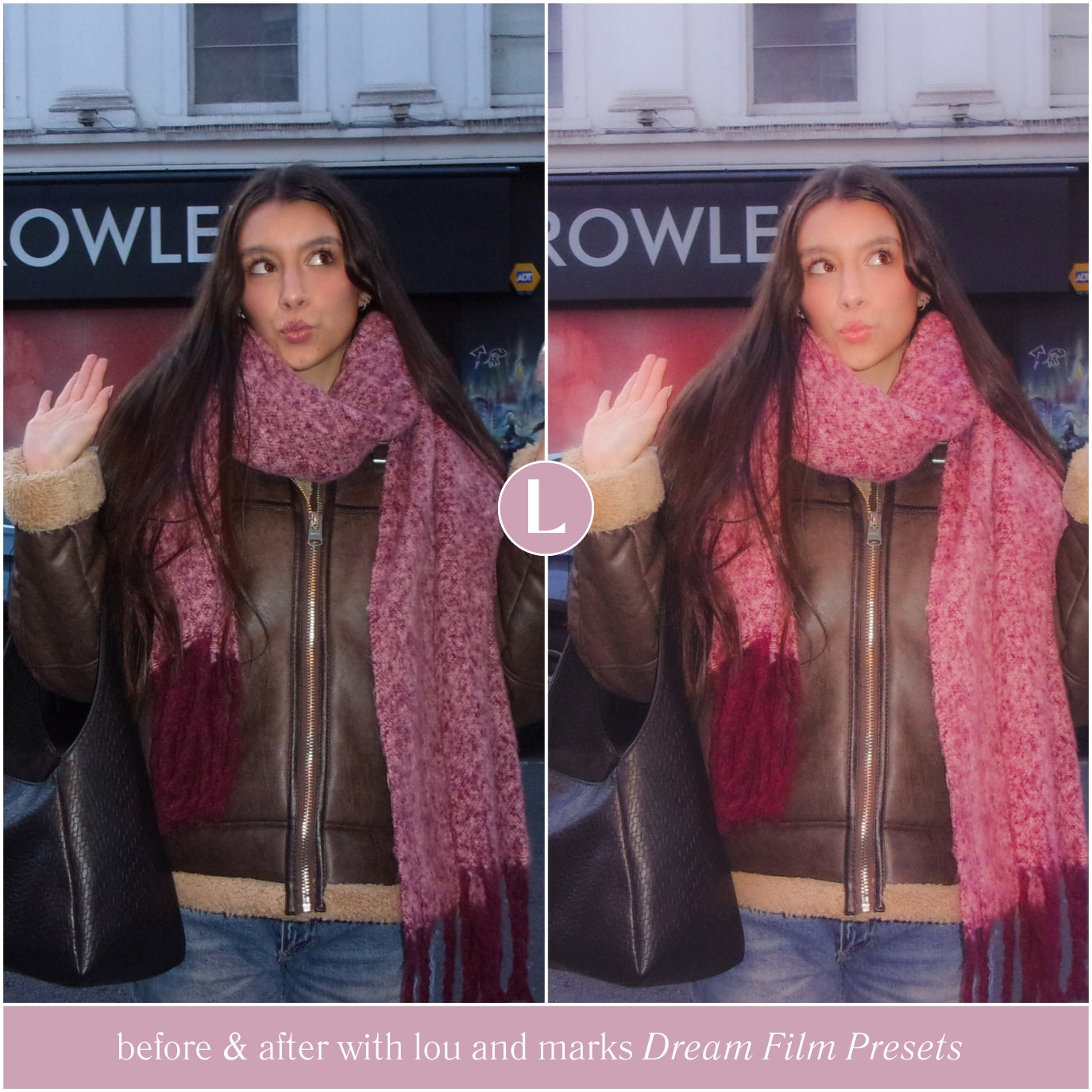 Dreamy Film Lightroom Presets for photographer and Instagram influencer photo editing in Adobe Lightroom by Lou And Marks Photo Presets