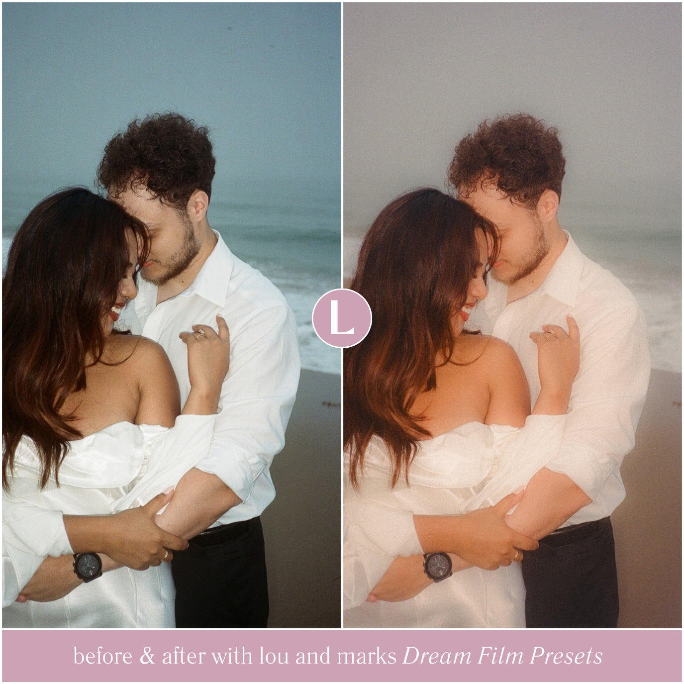 Dreamy Film Lightroom Presets for photographer and Instagram influencer photo editing in Adobe Lightroom by Lou Marks Presets