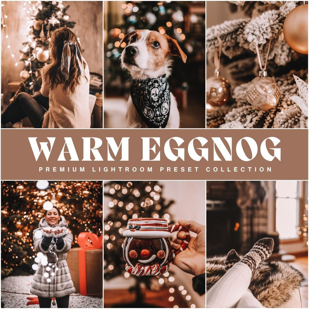 The Best Christmas Lightroom Presets By Lou And Marks Presets Eggnog