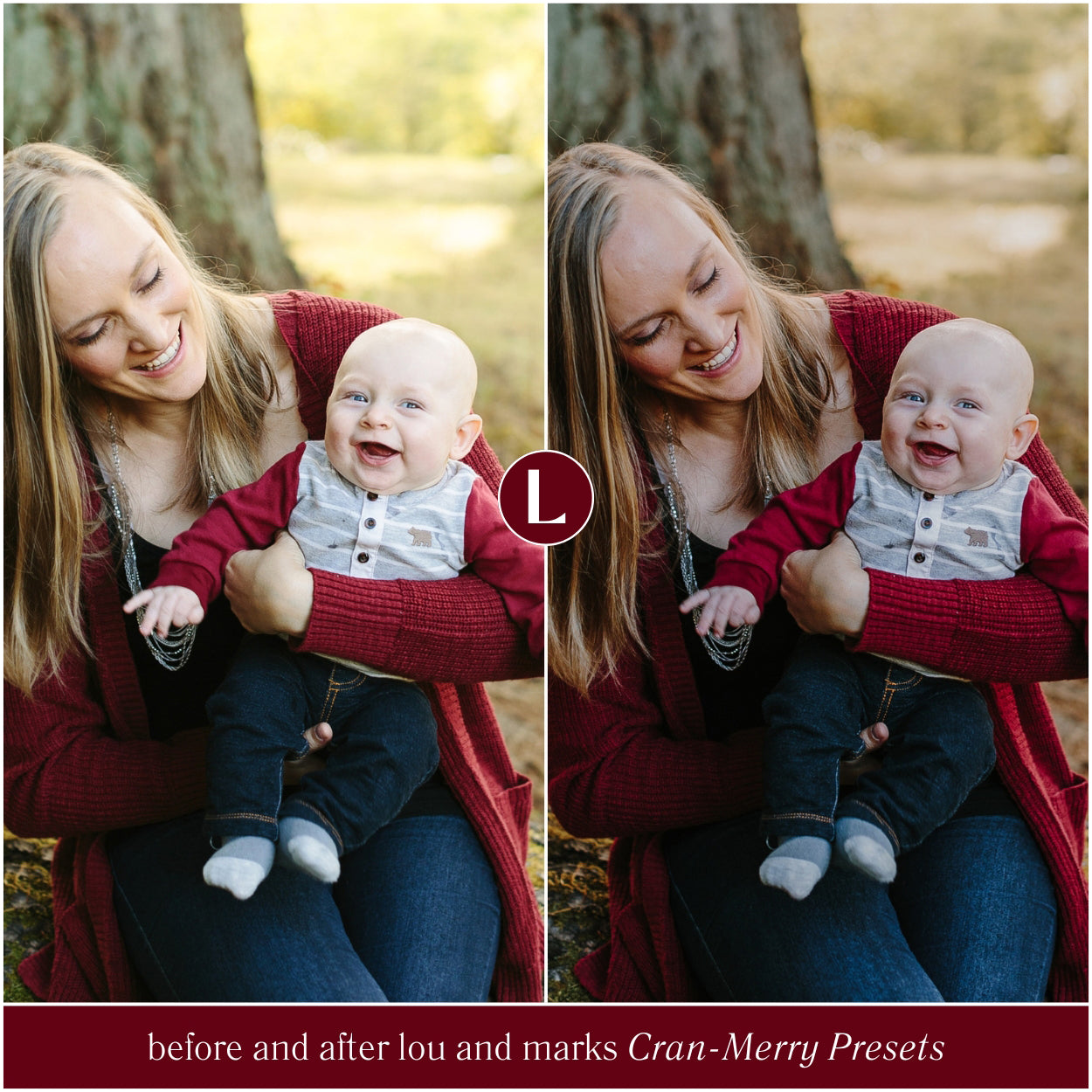 Family Cran-Merry Moody Christmas Lightroom Presets By Lou And Marks Presets For Photo Editing