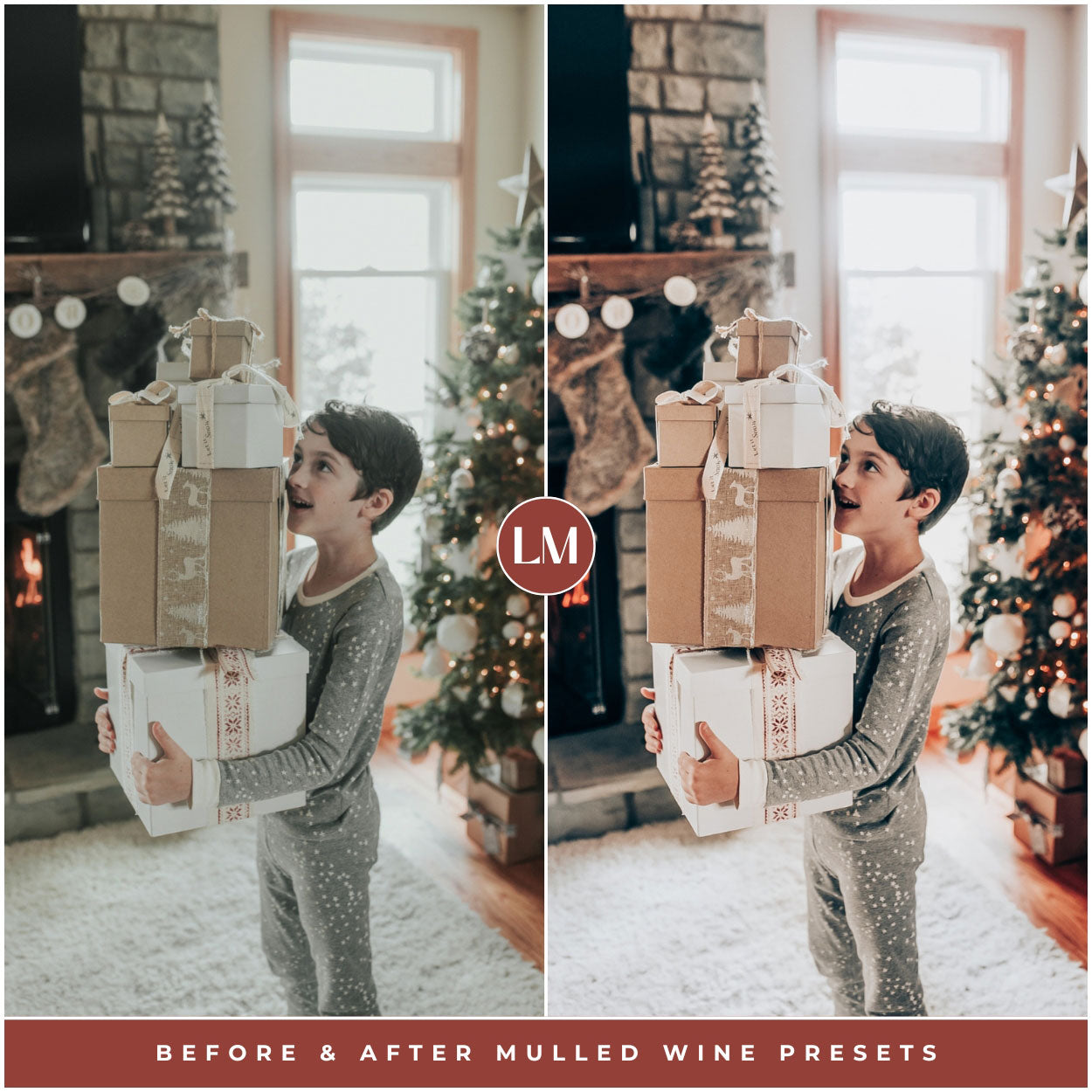 Mulled Wine Lightroom Presets For Best Christmas And Winter Photo Editing In Adobe Lightroom By Lou And Marks Presets For Family Sessions