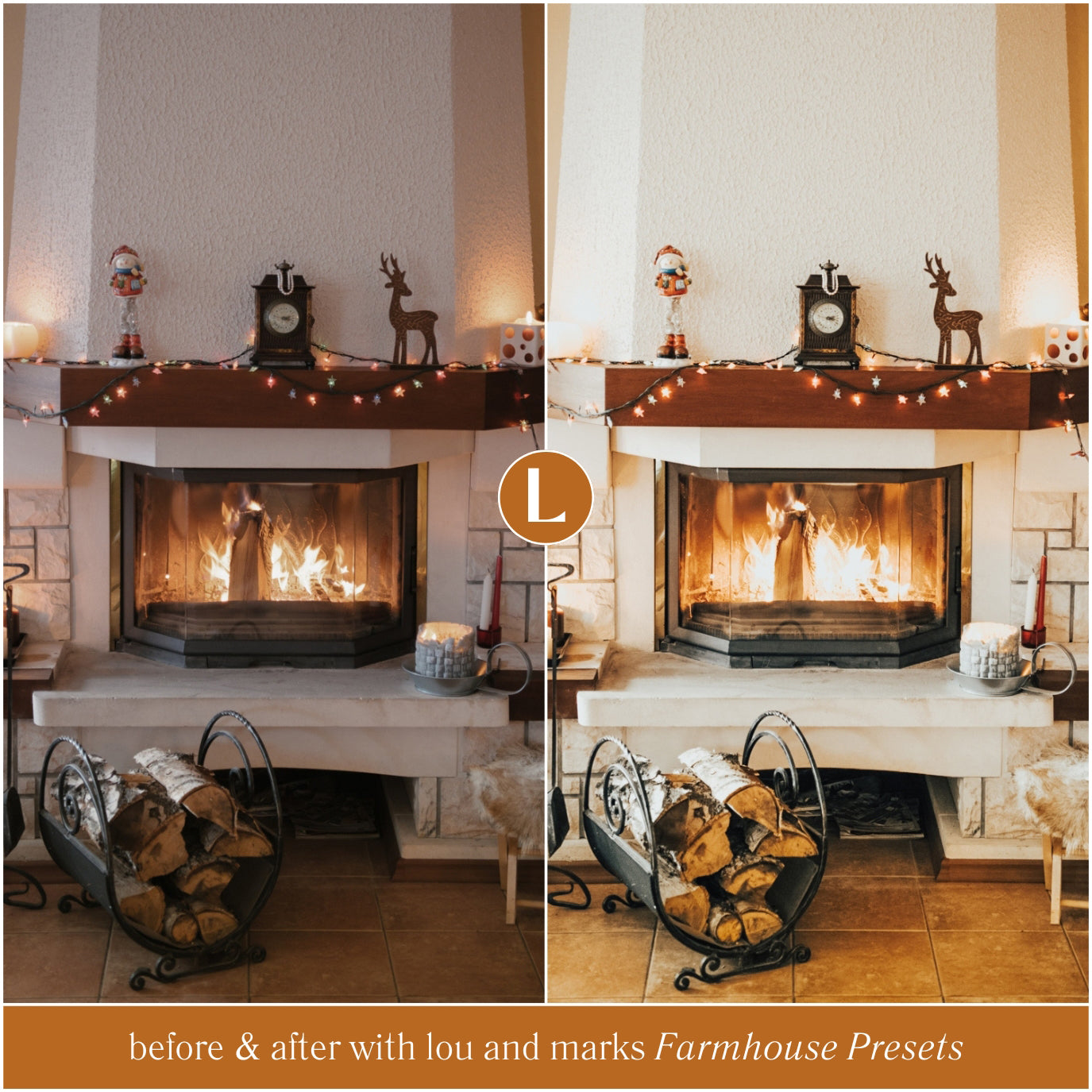 Photo Filters Farmhouse Christmas Photo Presets And Christmas Lightroom Presets For Adobe Lightroom Mobile And Desktop By Lou And Marks Presets