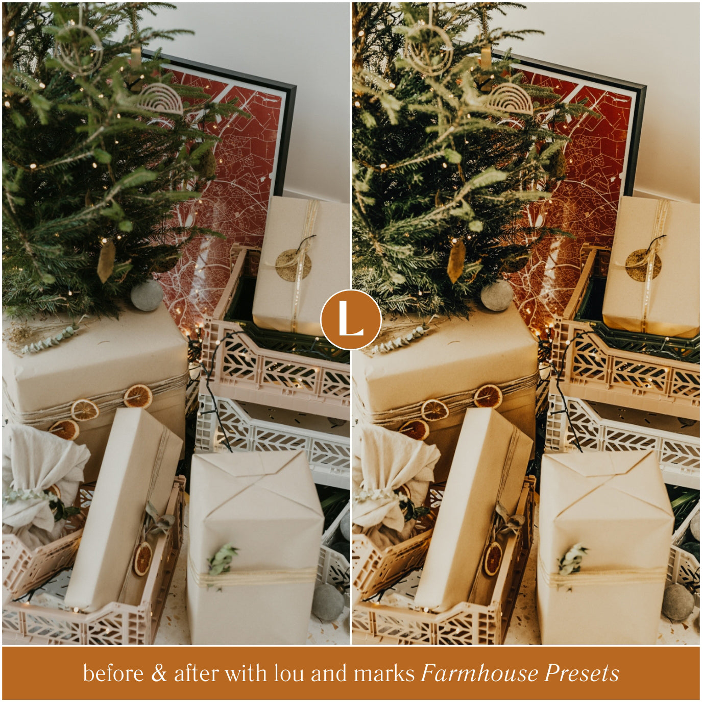 Photo Preset Farmhouse Christmas Photo Presets And Christmas Lightroom Presets For Adobe Lightroom Mobile And Desktop By Lou And Marks Presets