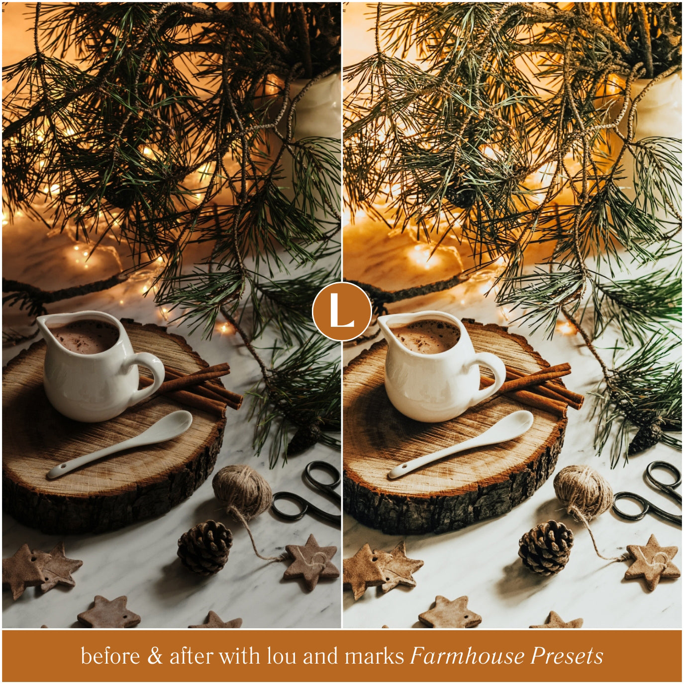 Farmhouse Christmas Photo Presets And Christmas Lightroom Presets For Adobe Lightroom Mobile And Desktop By Lou And Marks Presets Best Presets