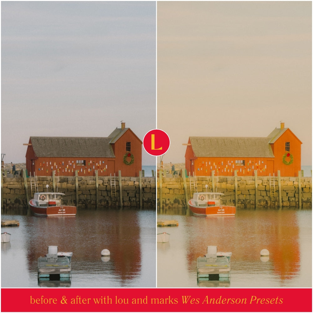 Wes Anderson Film Lightroom Presets by Lou and Marks Presets