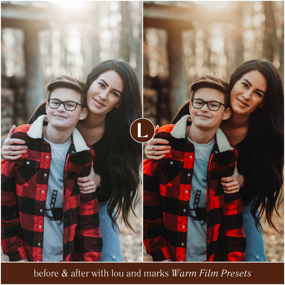 preset warm film editorial Lightroom presets by Lou and Marks presets