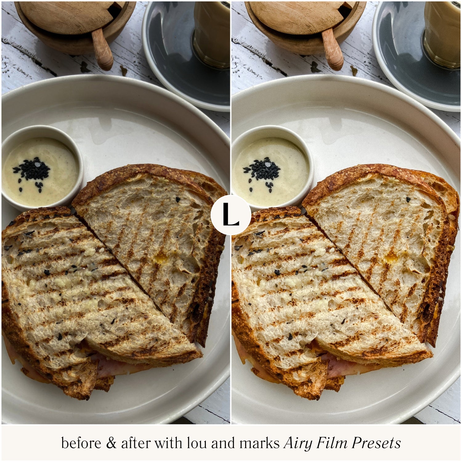 food Lightrom presets for airy bright photos