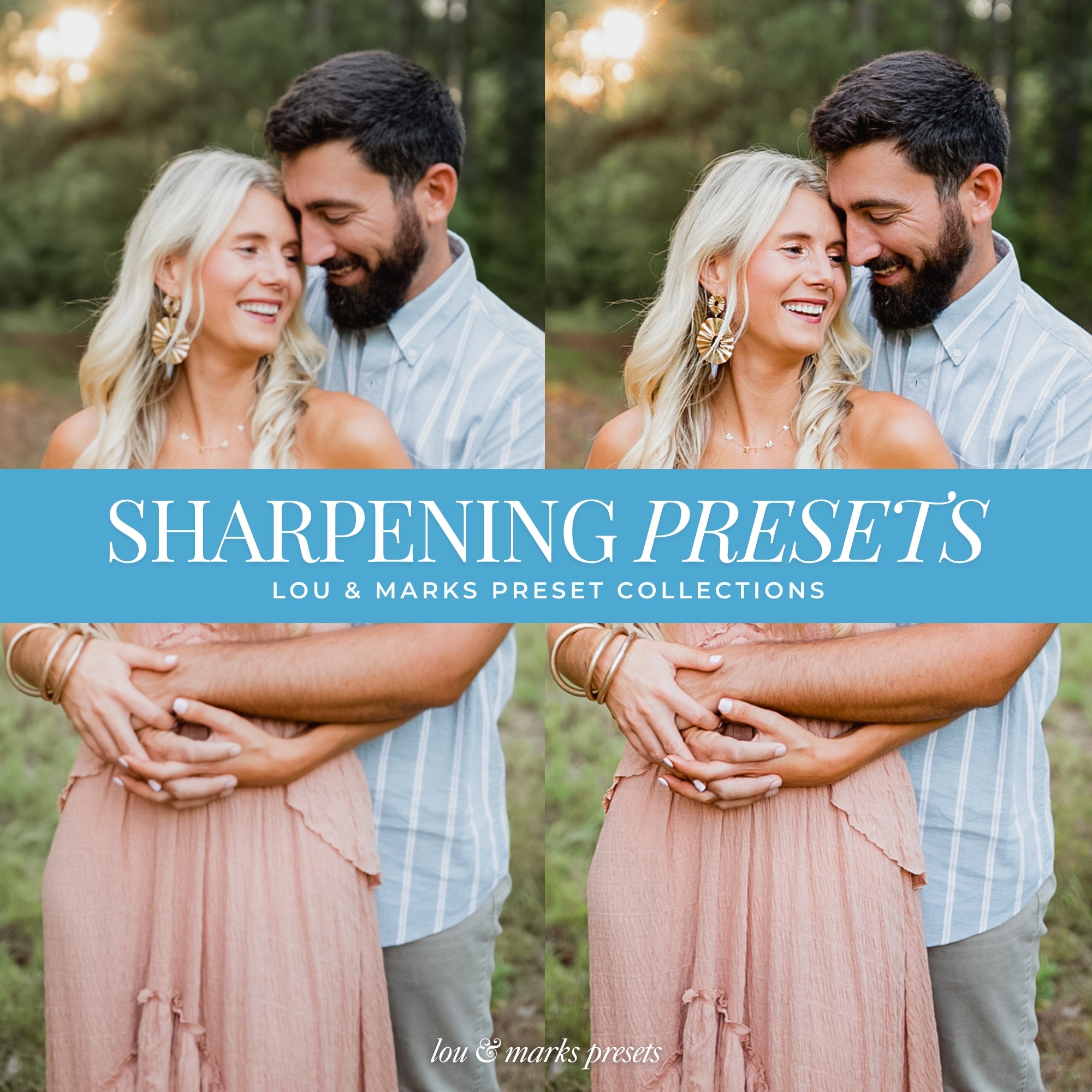Sharpening Fix Lightroom presets for portrait photography