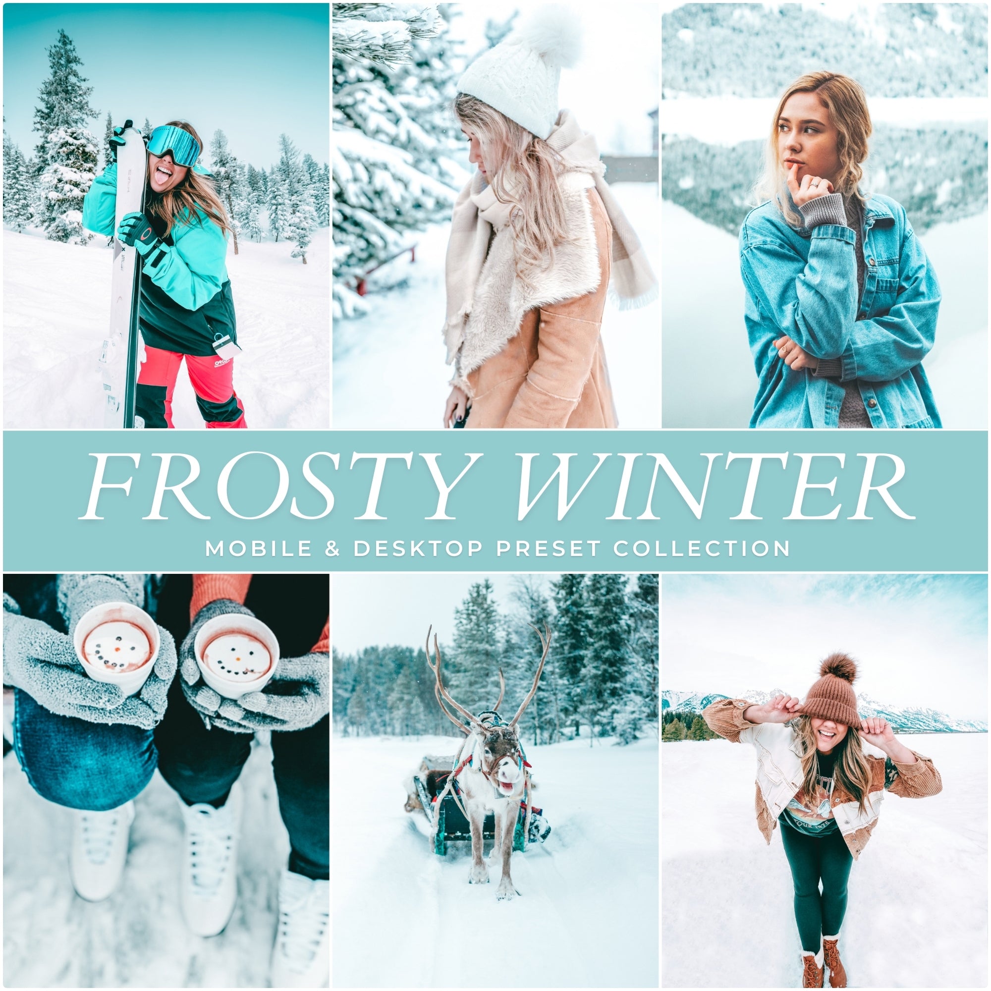 Frosty Winter Lightroom Presets For Photographers and Instagram Influencers Photo Editing In Adobe Lightroom By Lou And Marks Presets