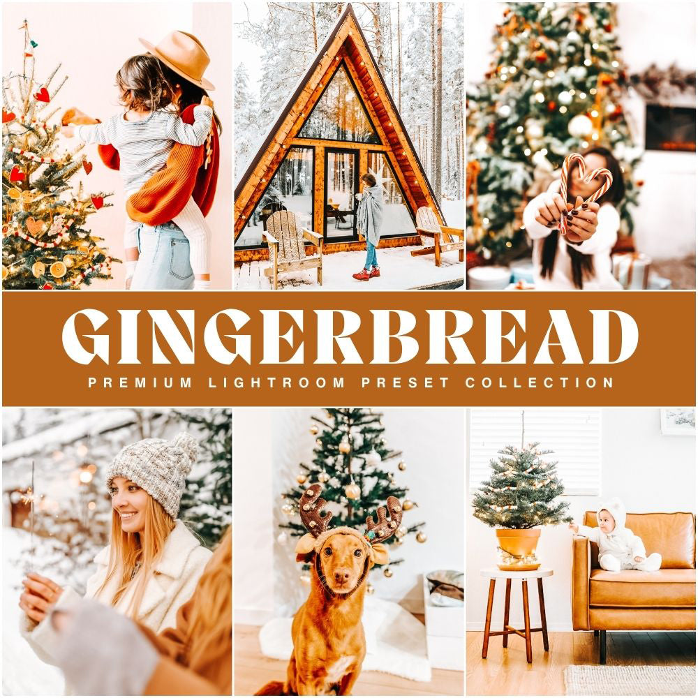 The Best Christmas Lightroom Presets By Lou And Marks Presets Gingerbread