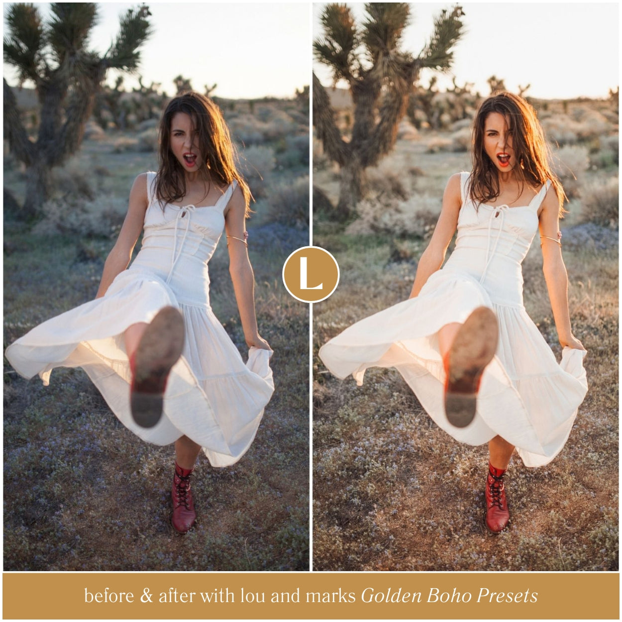 Golden Honey Lightroom Presets by Lou and Marks Presets