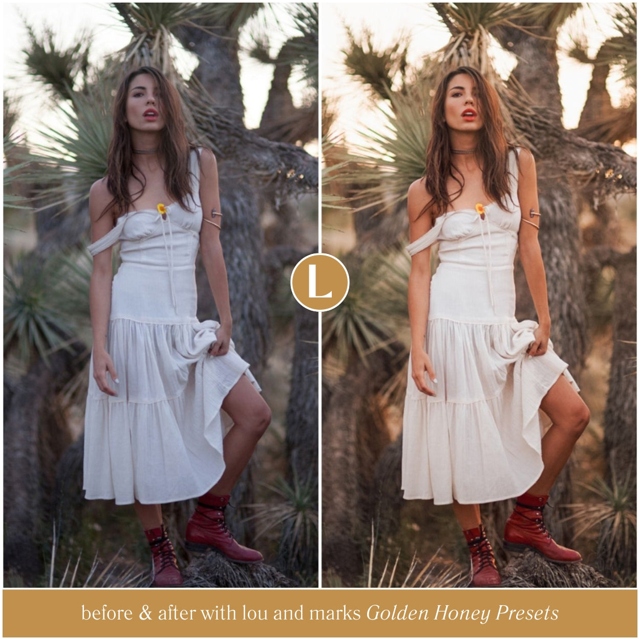 Golden Honey Lightroom Presets by Lou and Marks Presets