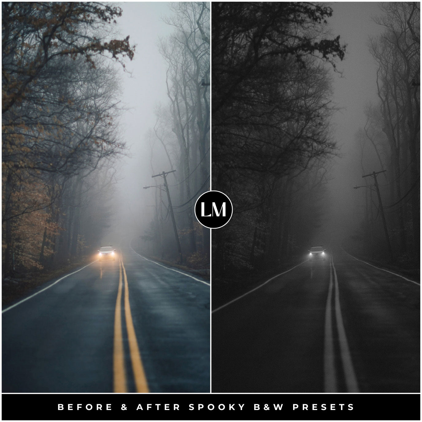 Spooky Black And White Lightroom Presets By Lou And Marks Presets