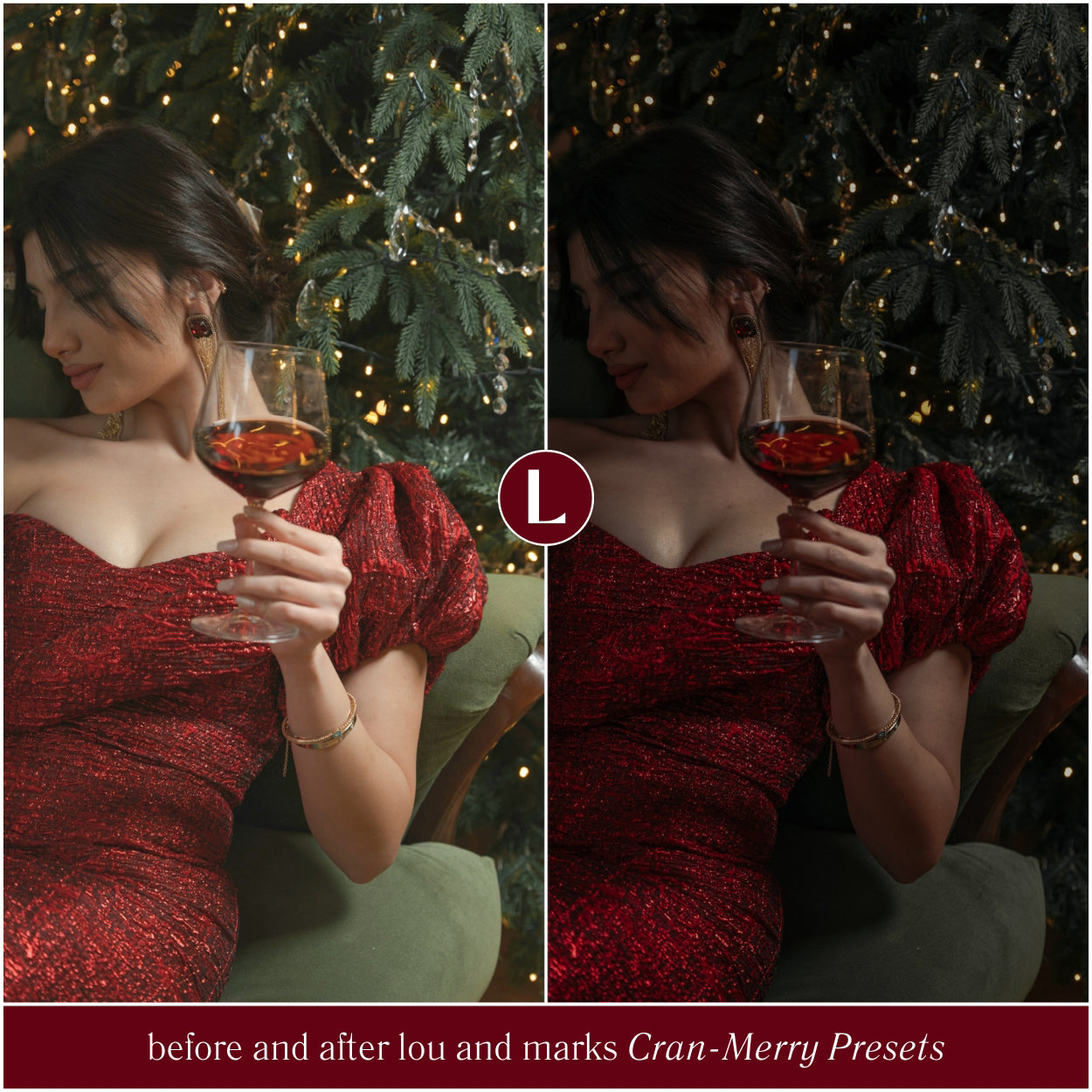 Instagram Cran-Merry Moody Christmas Lightroom Presets By Lou And Marks Presets For Photo Editing