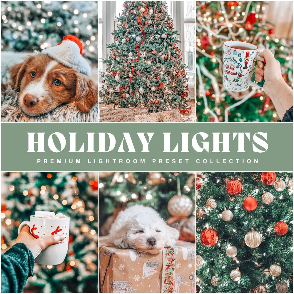 Holiday Lightroom Presets Bundle By Lou And Marks Presets Holiday Lights