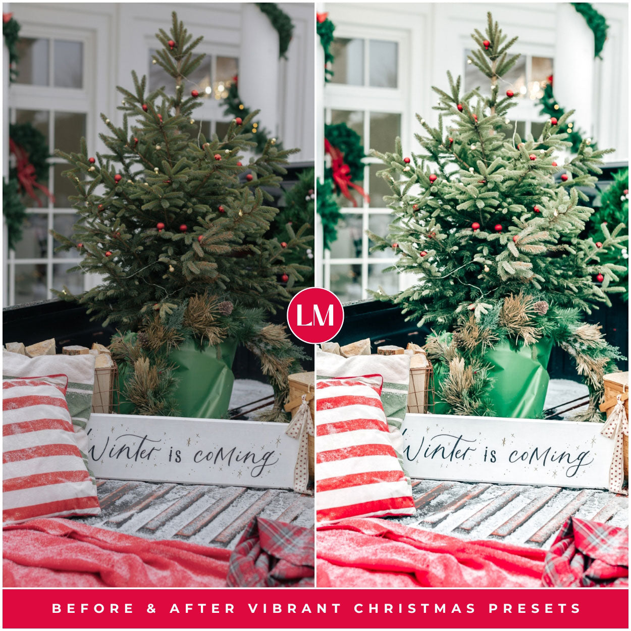 Vibrant Christmas Lightroom Presets For Best Colorful And Winter Photo Editing In Adobe Lightroom By Lou And Marks Presets For Holiday