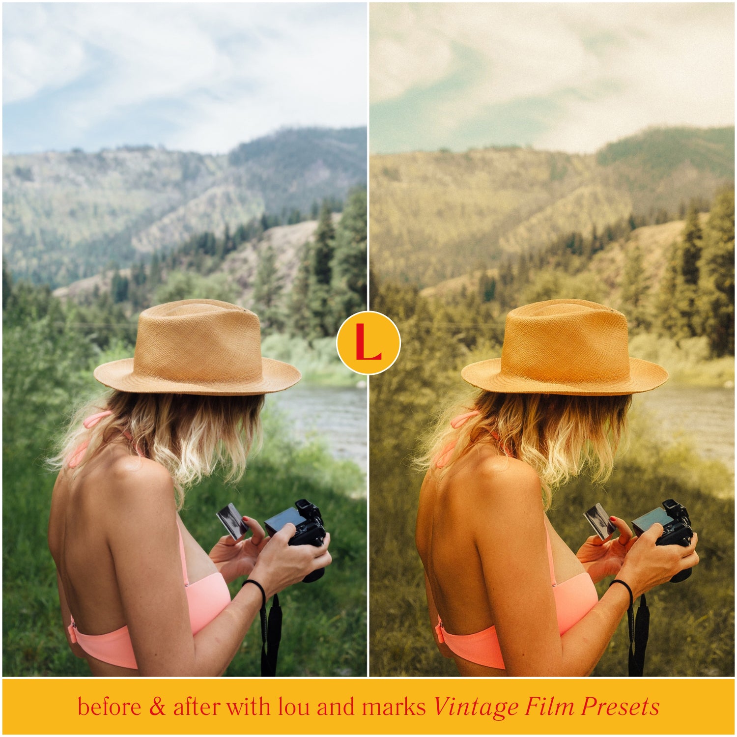 Vintage Film Lightroom Presets For Instagram themes by Lou And Marks Presets