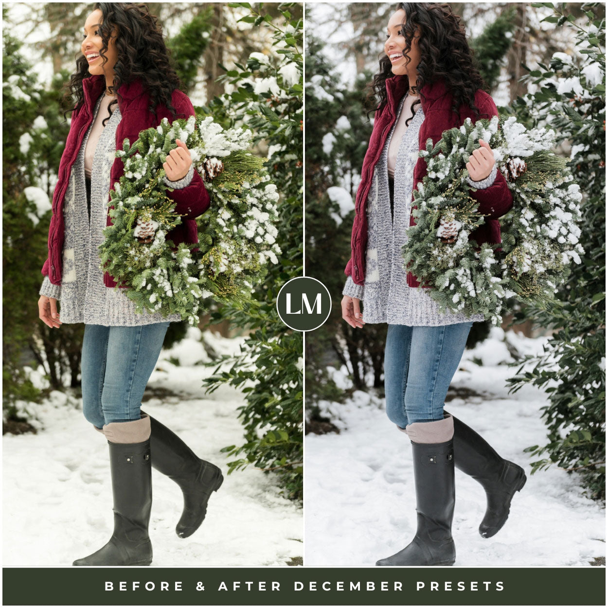 December Winter Lightroom Presets By Lou And Marks Presets