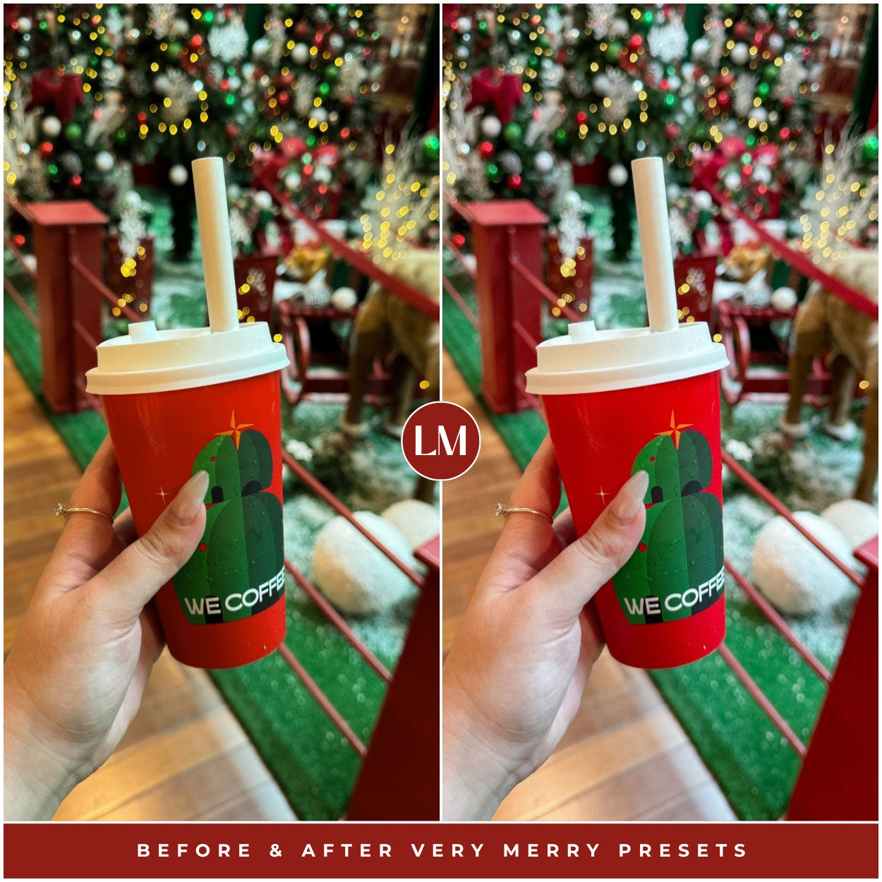Very Merry Christmas Lightroom Presets Best Holiday Photo Presets By Lou And Marks Presets For Instagram