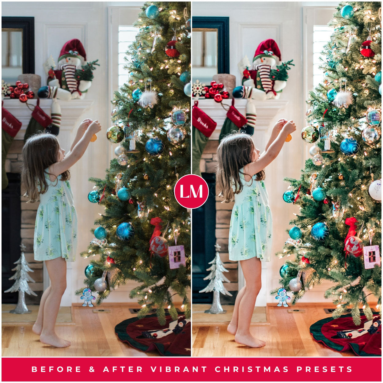Vibrant Christmas Lightroom Presets For Best Colorful And Winter Photo Editing In Adobe Lightroom By Lou And Marks Presets For Mobile App