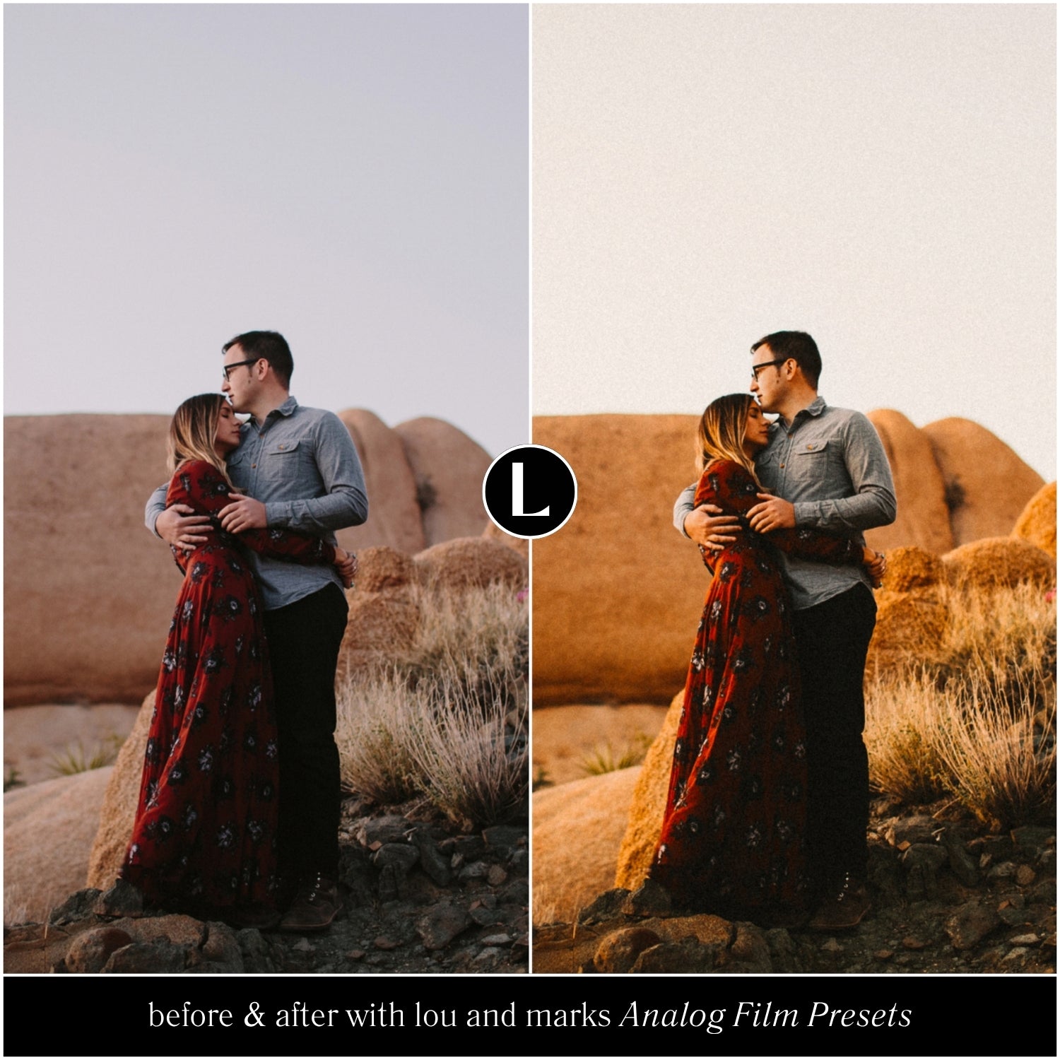 Analog Film Filter For Adobe Lightroom Presets By Lou And Marks Presets Portrait Landscape