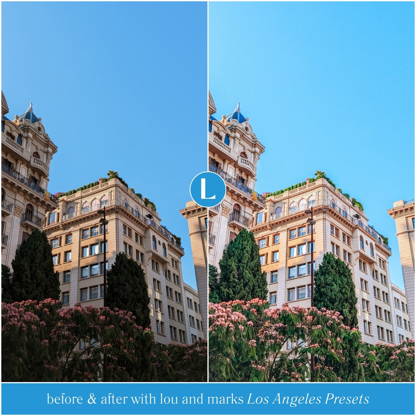 Los Angeles Lightroom Presets for photographer and Instagram influencer photo editing in Adobe Lightroom by Lou Marks