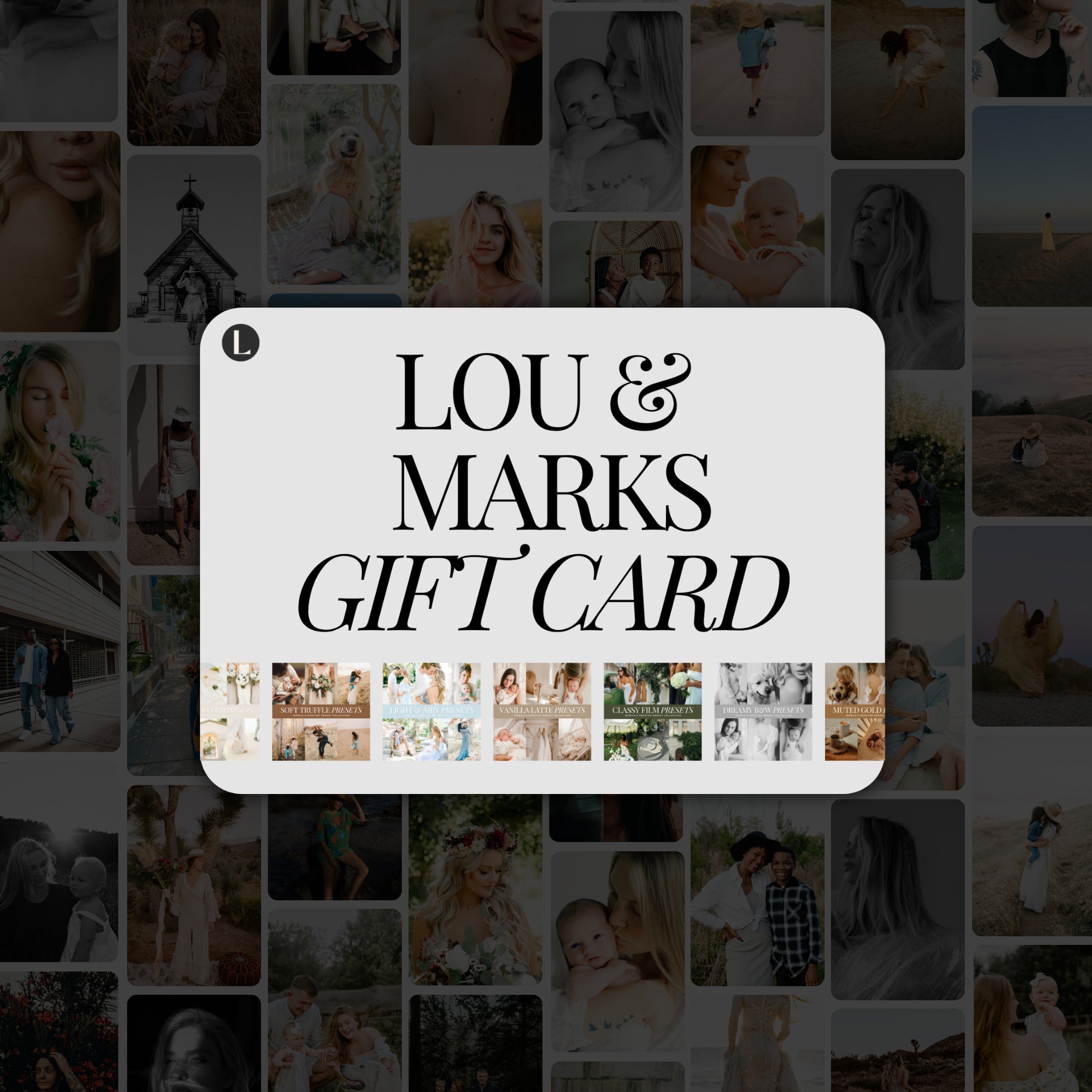 Lou And Marks Presets Gift Card For Shopping And Gifts