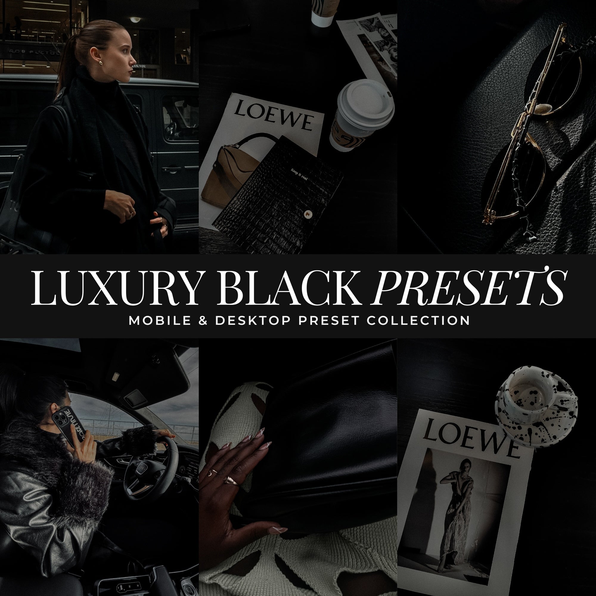 Luxury Rich Black Lightroom Presets for photographer and Instagram influencer photo editing in Adobe Lightroom by Lou And Marks Presets