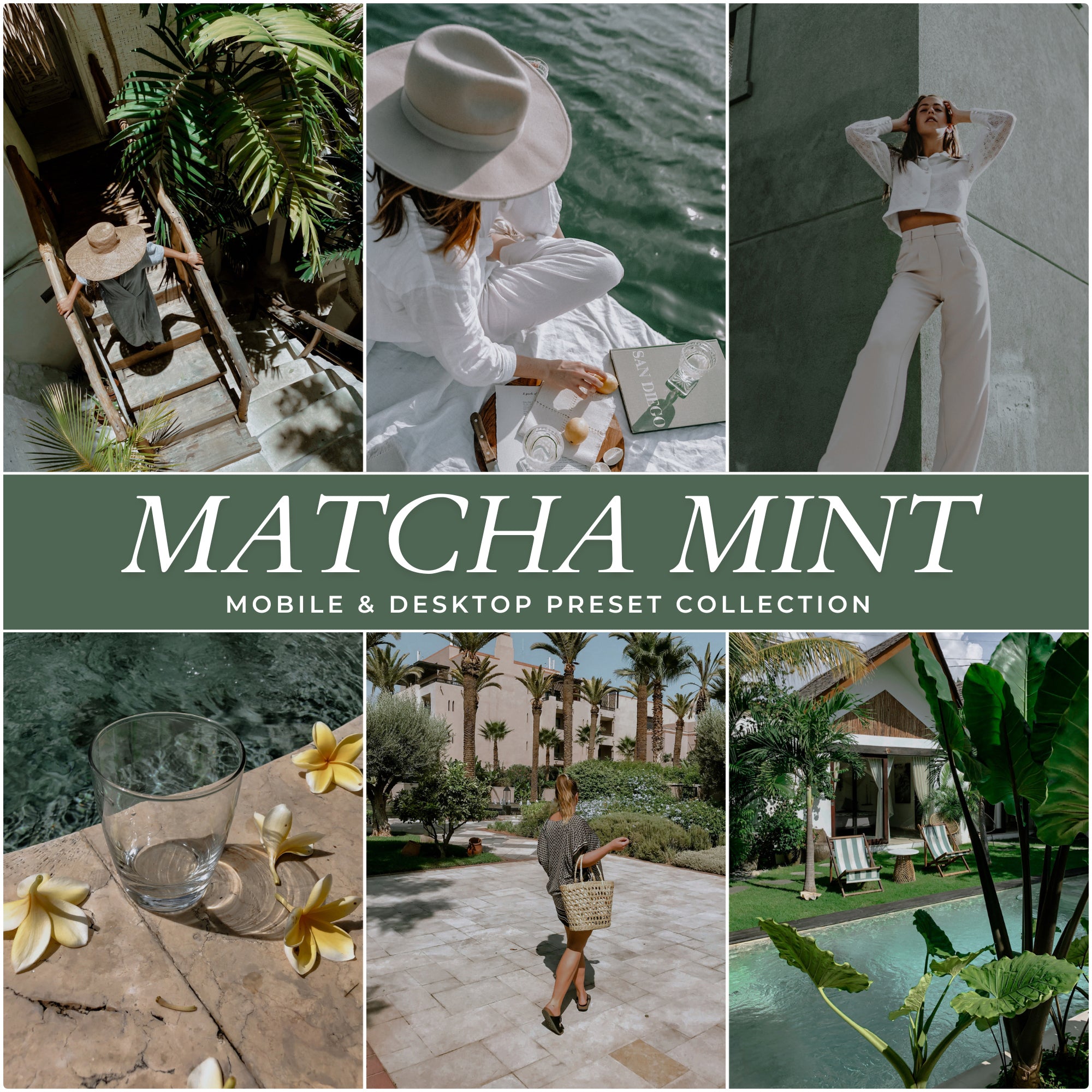 Matcha Mint Moody Lightroom Presets For Photographers and Instagram Influencers Photo Editing In Adobe Lightroom By Lou And Marks Presets