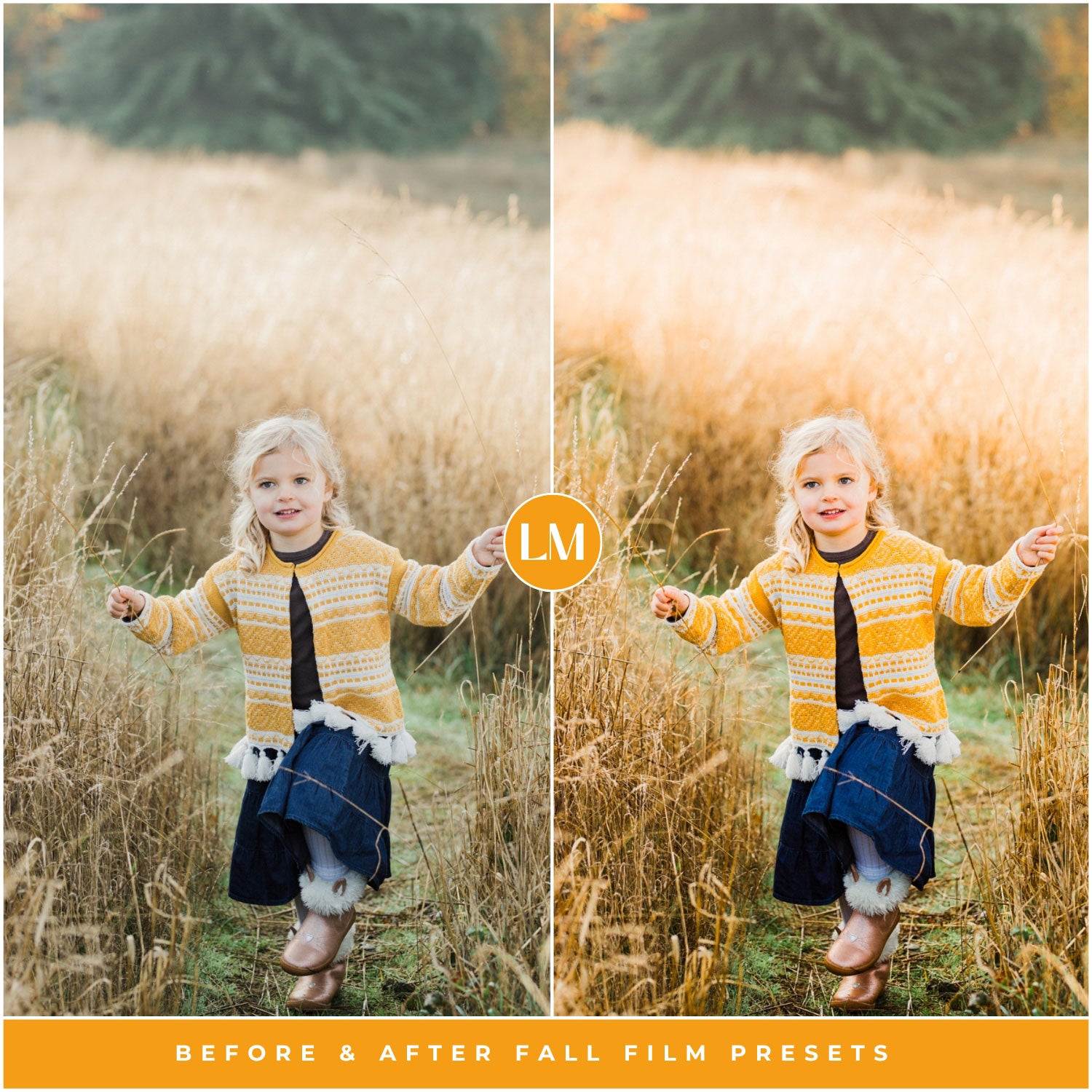 Fall Film Lightroom Presets by Lou and Marks Presets