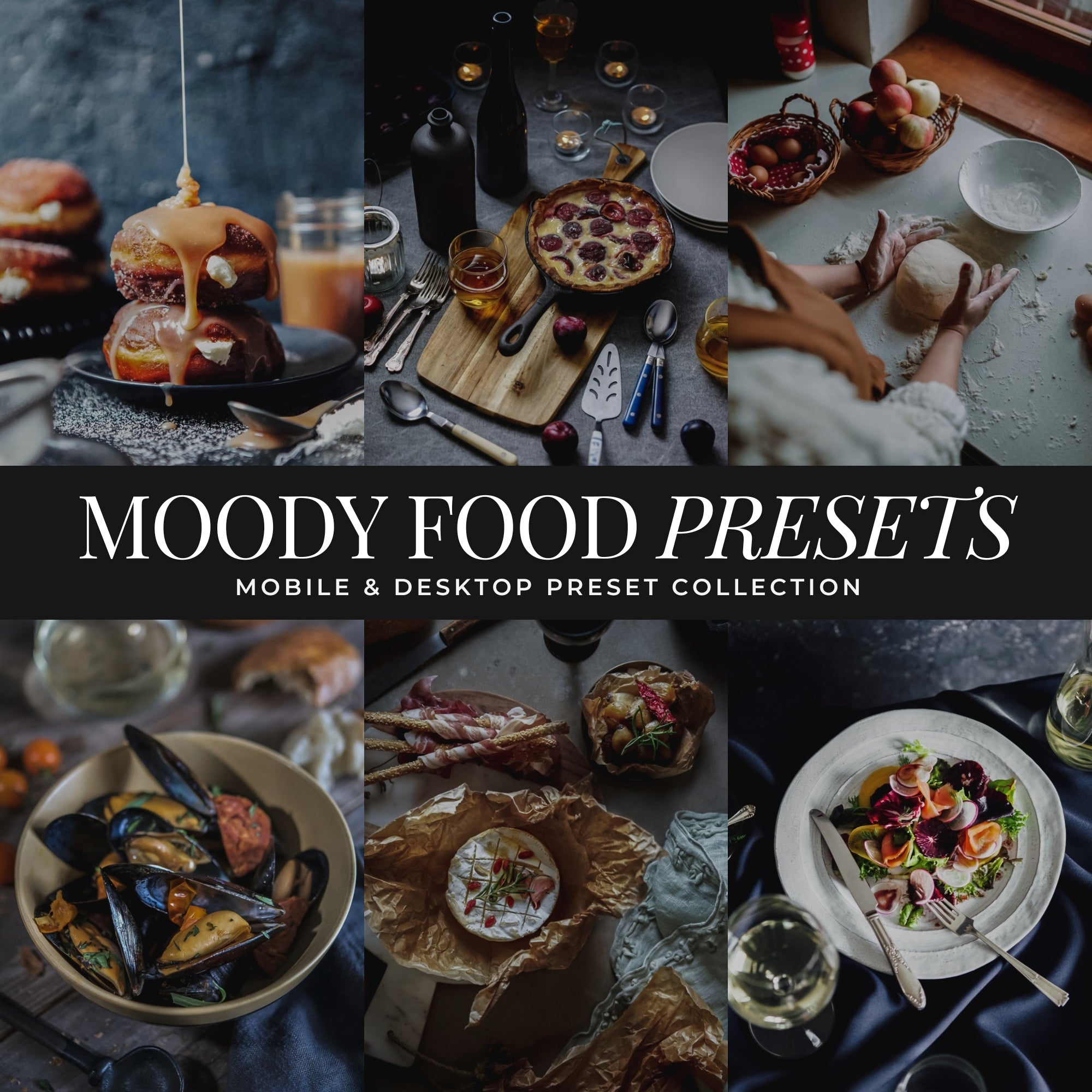 Moody Food Photography Lightroom Presets For Photo Editing