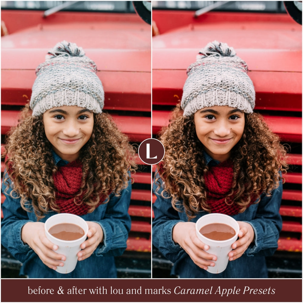 Best Selling Caramel Apple Christmas Lightroom Presets The Best Photo Editing Preset Filters For Christmas And Winter Holiday Photos with Adobe Lightroom Mobile And Desktop For Photographers and Instagram Influencers By Lou And Marks Presets Free