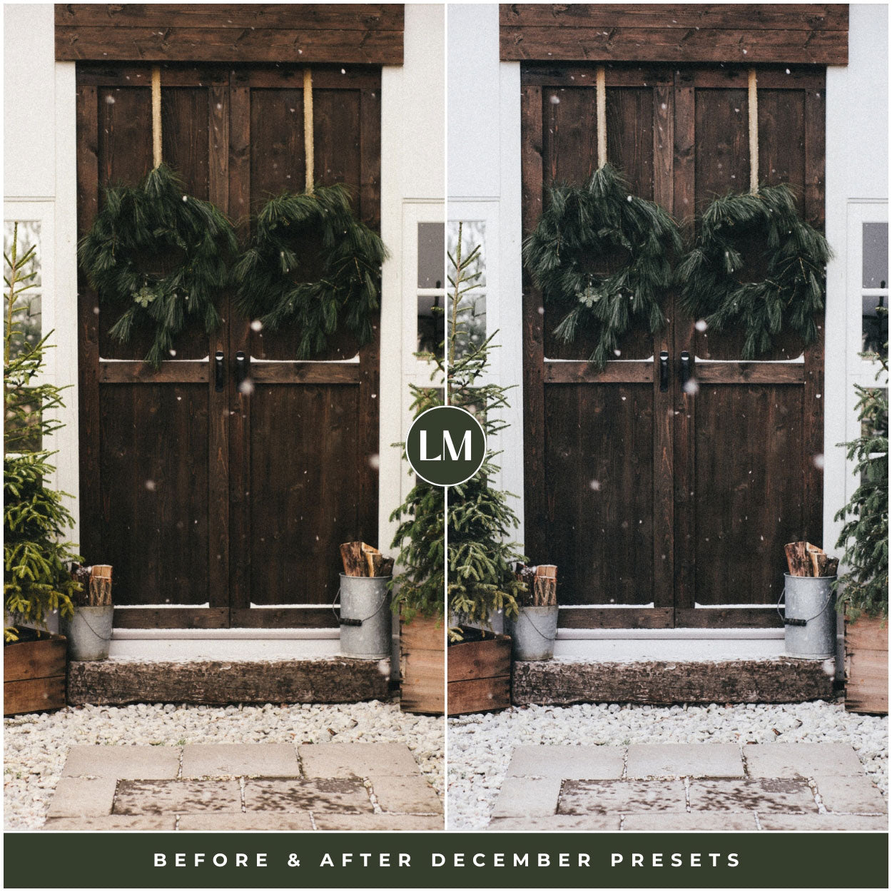 December Winter Lightroom Presets For Photographer Photo Editing By Lou And Marks Presets