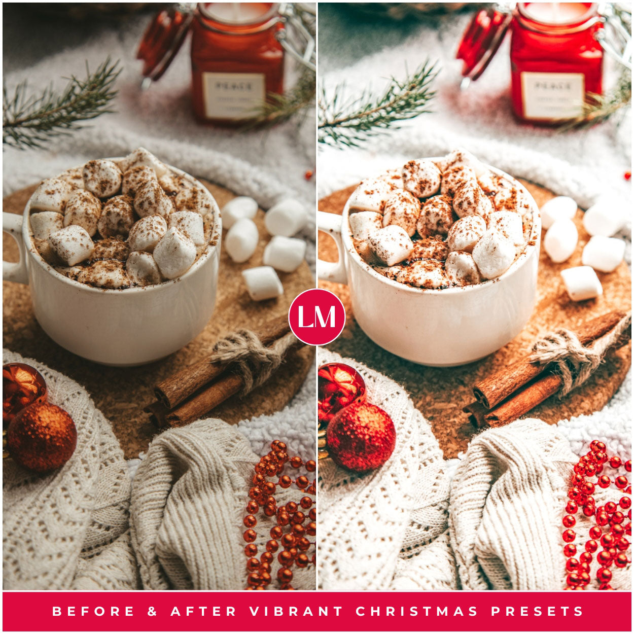 Vibrant Christmas Lightroom Presets For Best Colorful And Winter Photo Editing In Adobe Lightroom By Lou And Marks Presets For Home