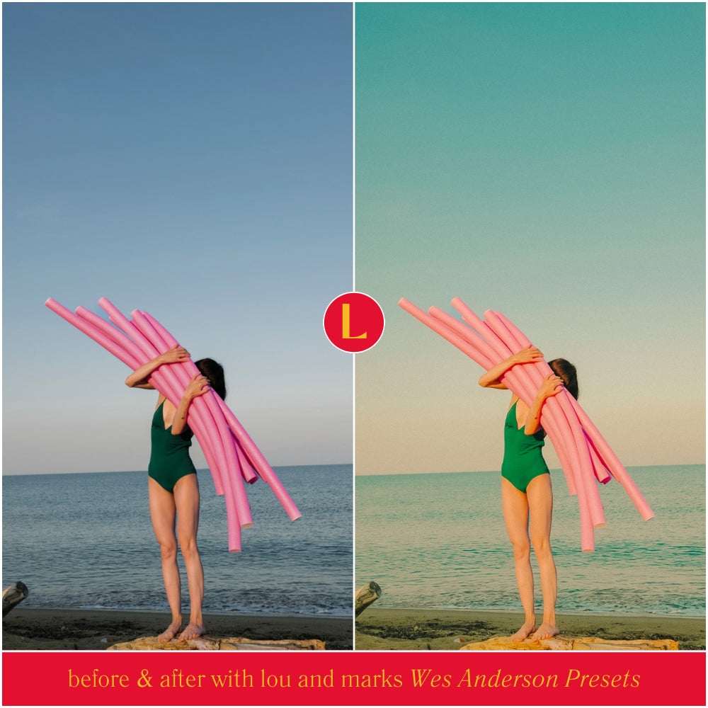 Wes Anderson Film Lightroom Presets by Lou and Marks Presets