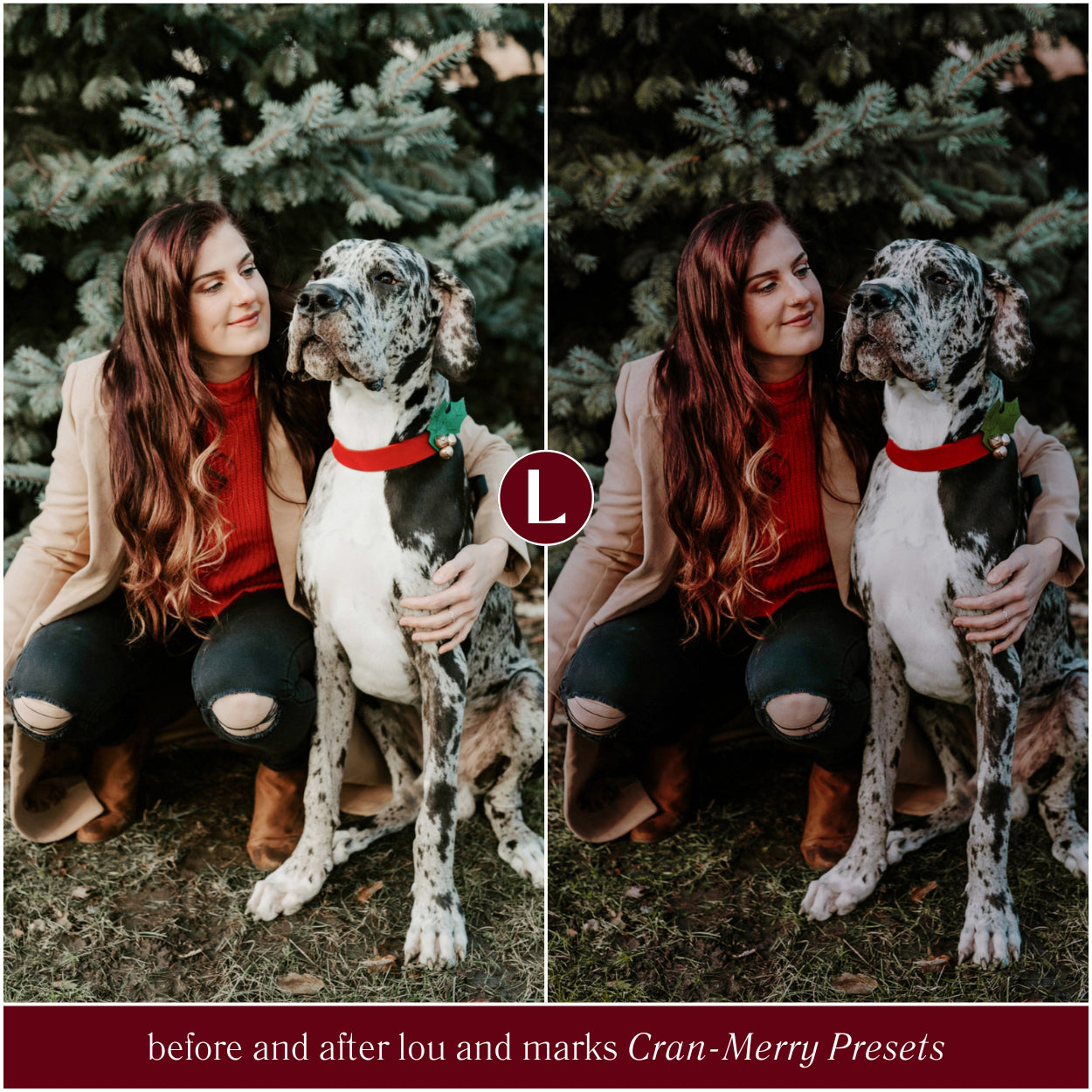 Cran-Merry Moody Christmas Lightroom Presets By Lou And Marks Presets For Photo Editing Desktop Lightroom And Photoshop Presets