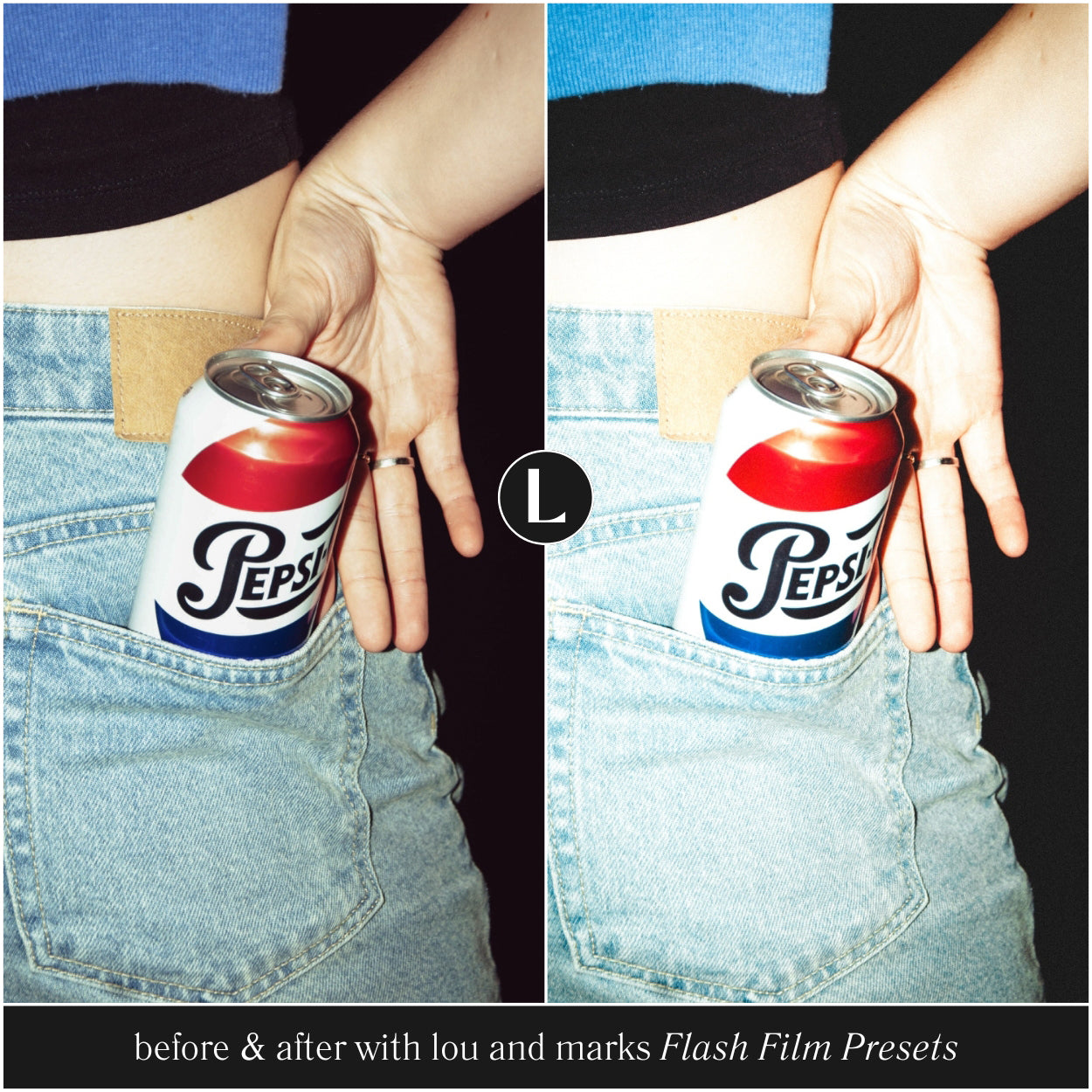 Flash Film Lightroom Filters for photographer and Instagram influencer photo editing in Adobe Lightroom by Lou And Marks Presets