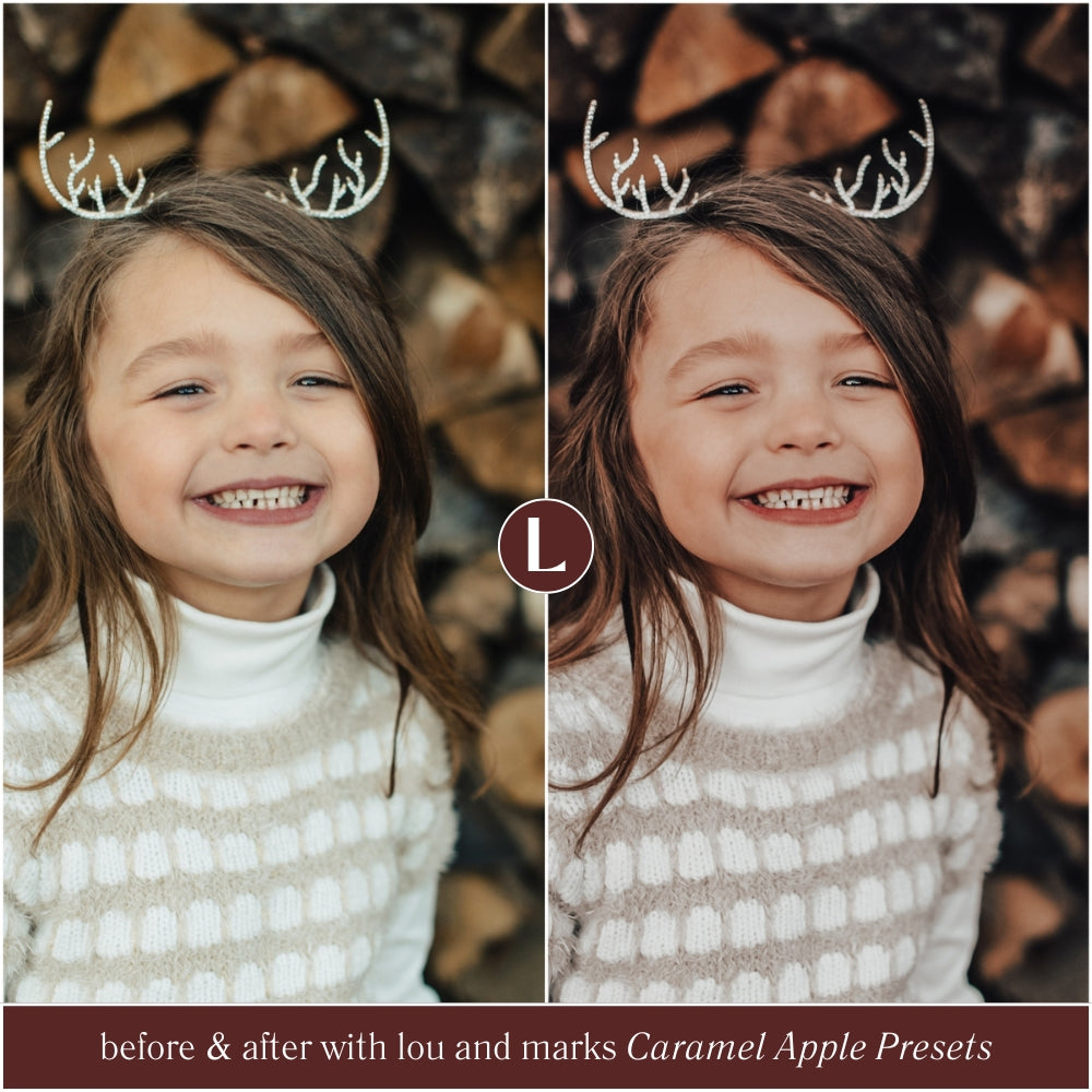 Best Selling Caramel Apple Christmas Lightroom Presets The Best Photo Editing Preset Filters For Christmas And Winter Holiday Photos with Adobe Lightroom Mobile And Desktop For Photographers and Instagram Influencers By Lou And Marks Presets Filter