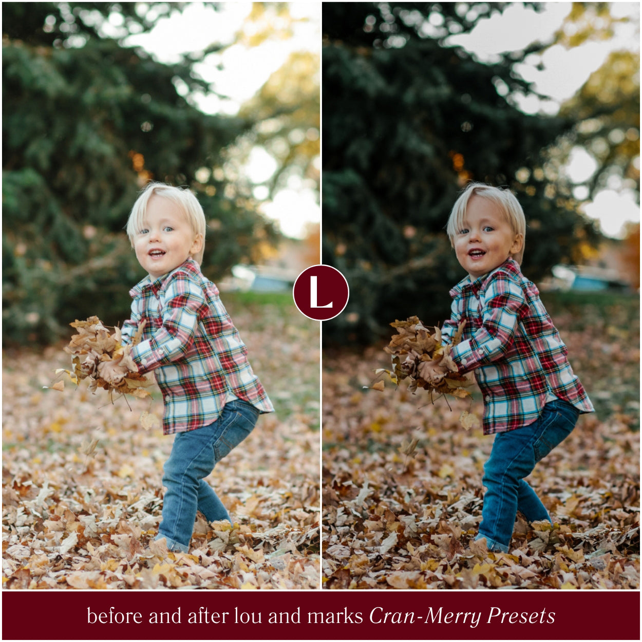 Portrait Cran-Merry Moody Christmas Lightroom Presets By Lou And Marks Presets For Photo Editing